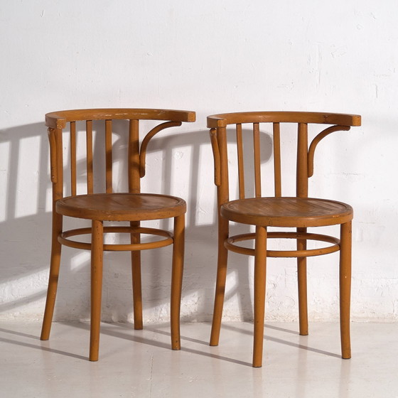 Antique armchairs Thonet (c.1920). Set of 2 pieces #9 (photo 18 of 18)