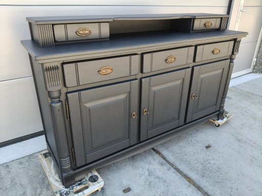 Dark gray sideboard