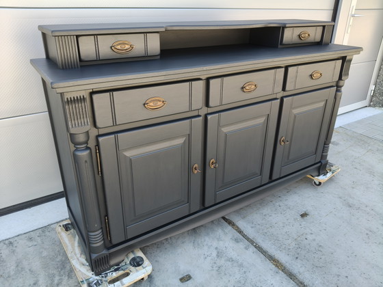 Image 1 of Dark gray sideboard