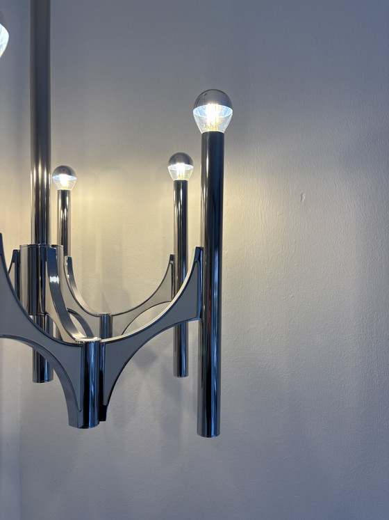 Image 1 of Sciolari Orbit chandelier (vintage)