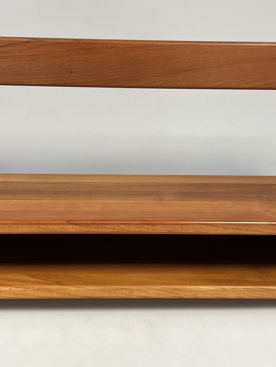 Image 1 of Vintage Wall Shelf, Dyrlund, Solid Teak, Denmark 1970's