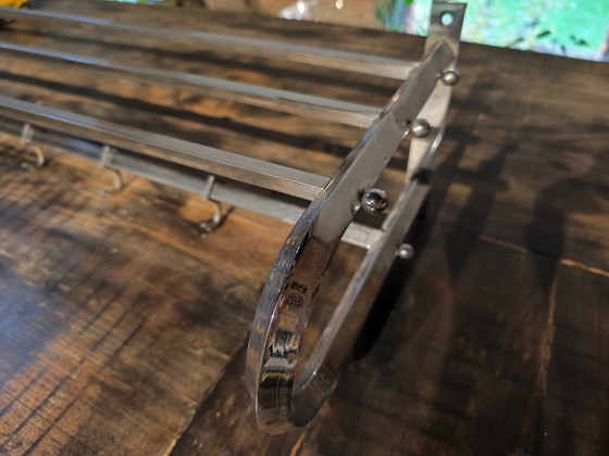 Image 1 of Perchero de tren Bauhaus 1940-50 extra ancho