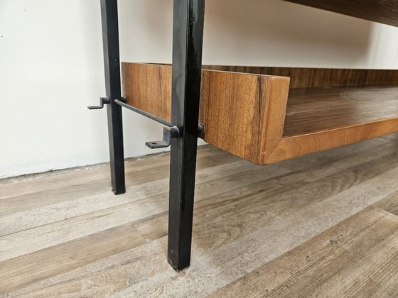 Image 1 of Anrichte aus Teakholz mit Eisenstruktur, 1960