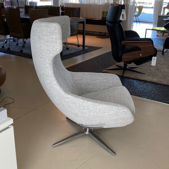 Image 1 of Poltrona reclinabile Leolux Caruzzo con pouf