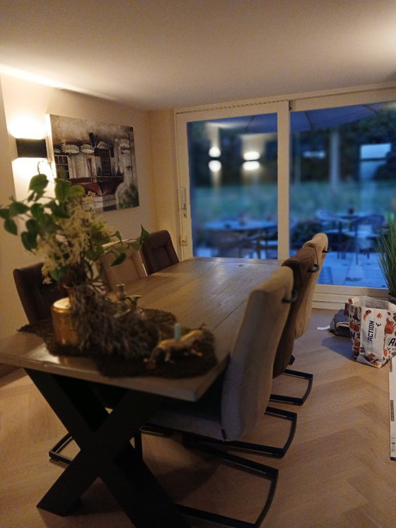 For sale: 6-person dining set and matching coffee table. – Wood (photo 12 of 24)