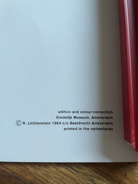 Image 1 of Édition triptyque Roy Lichtenstein du Stedelijk Museum