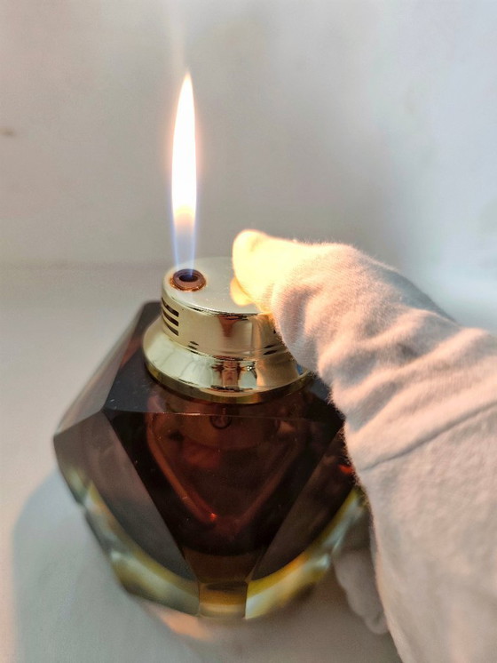 Image 1 of Accendino da tavolo in vetro di Murano. Italia, anni '70.