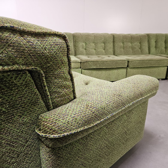 Image 1 of Vintage modulaire bank + fauteuil