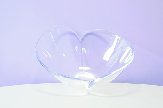 Vintage Glass 'Duo' Bowl Holmegaard – Glass & Decanter (photo 5 of 6)