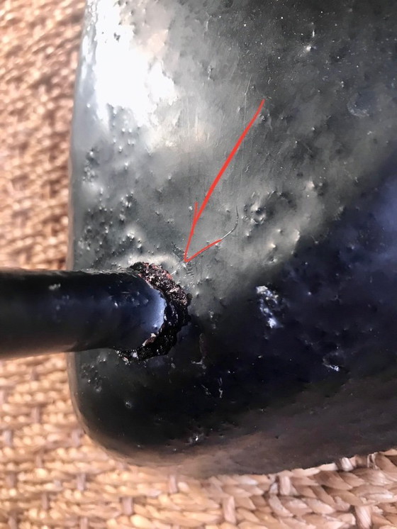 Image 1 of Piatto brutalista degli anni '60 in ceramica, fatto a mano, vide poches