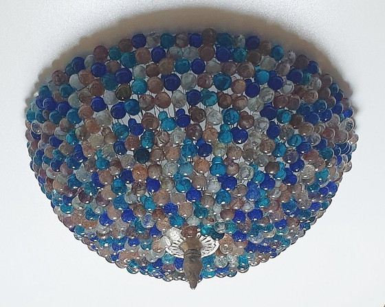 Grand plafonnier en verre de Murano en forme de raisin (37 cm) – Glass, Metal (photo 14 of 30)