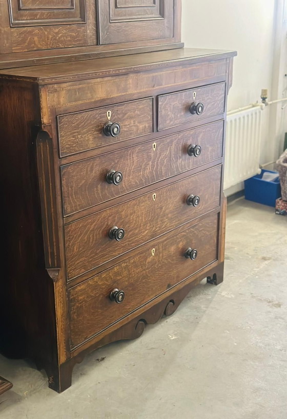 Armadio inglese antico Wels Georgian – Legno (photo 6 of 13)