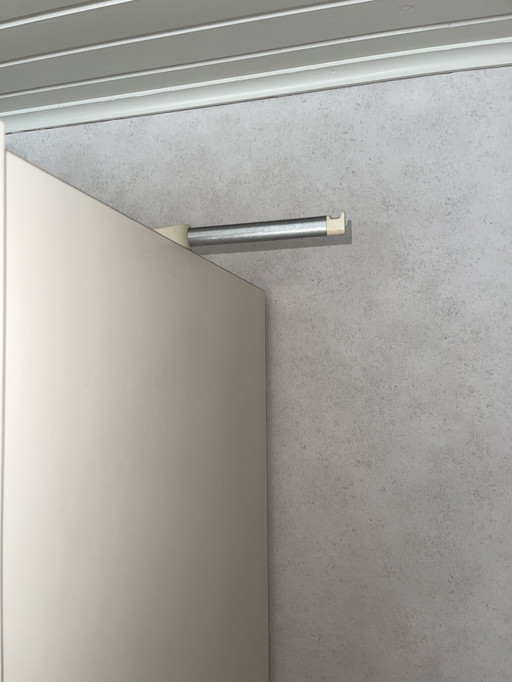 Closet with mirror door