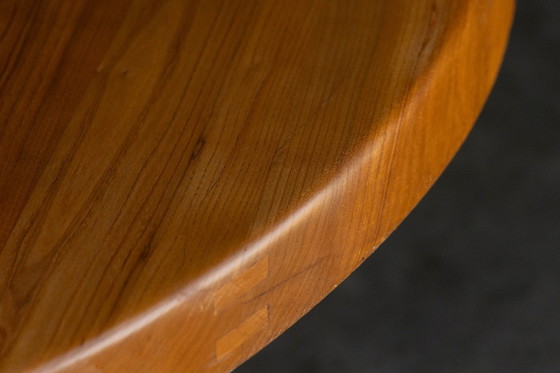 Image 1 of 'T21' Elm Dining Table by Pierre Chapo, France, 1973