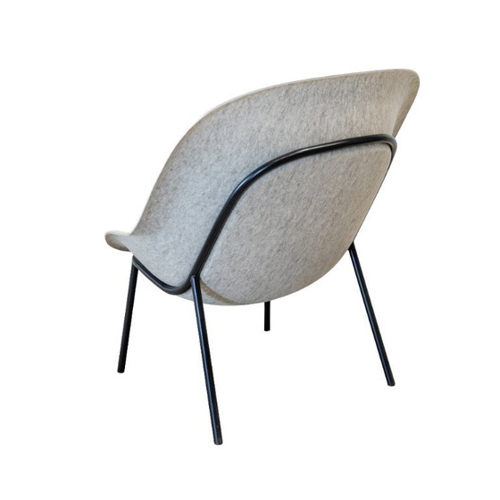 Image 1 of Nook Pelt Filz-Loungesessel grau/grün