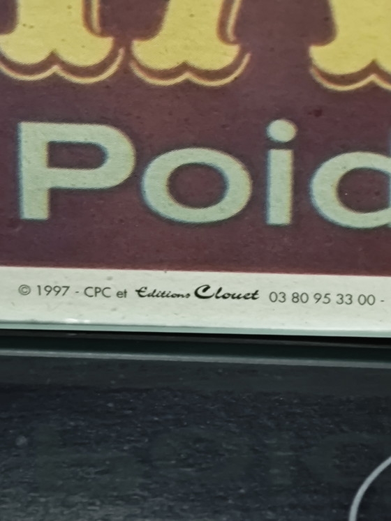 Image 1 of Affiche publicitaire Maïzena vintage 