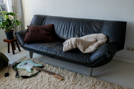 Leolux Tango schwarzes Leder