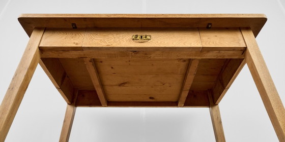 Vintage Oak Table, Czechoslovakia – Dining tables, Wood (photo 8 of 8)