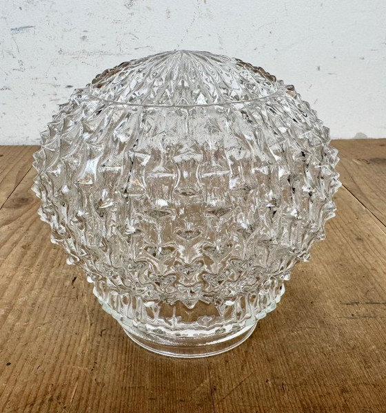 Image 1 of Suspension vintage en porcelaine blanche, années 1970