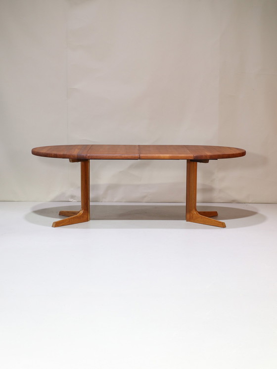 Image 1 of Round Dining Table Extendable Gudme Teak Danish