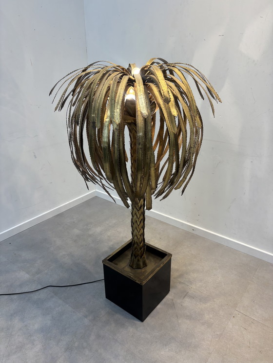 Image 1 of Maison Jansen Palm Tree Floor Lamp