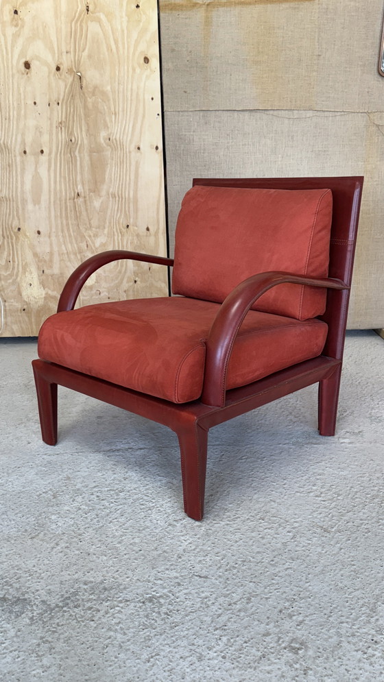 Image 1 of 2x Roche Bobois Leather Seat
