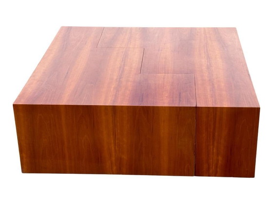 Image 1 of Tavolino da caffè vintage - Trapezio Leolux - Set di 2