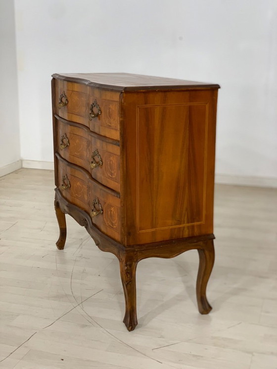 Image 1 of Baroque style chest of drawers Hallway chest of drawers Living room cabinet Vintage
