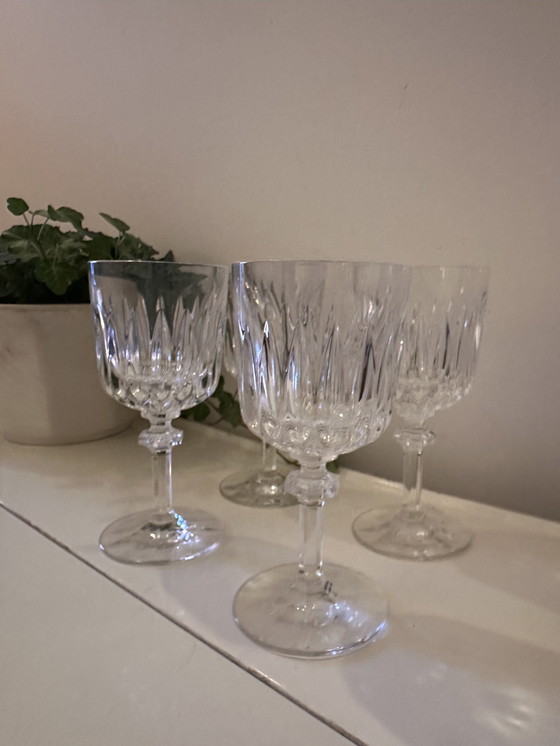 Image 1 of Set van 4 Jaren 70 wijnglazen 