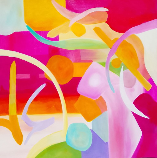 Acrylbild #calypso 100x100cm