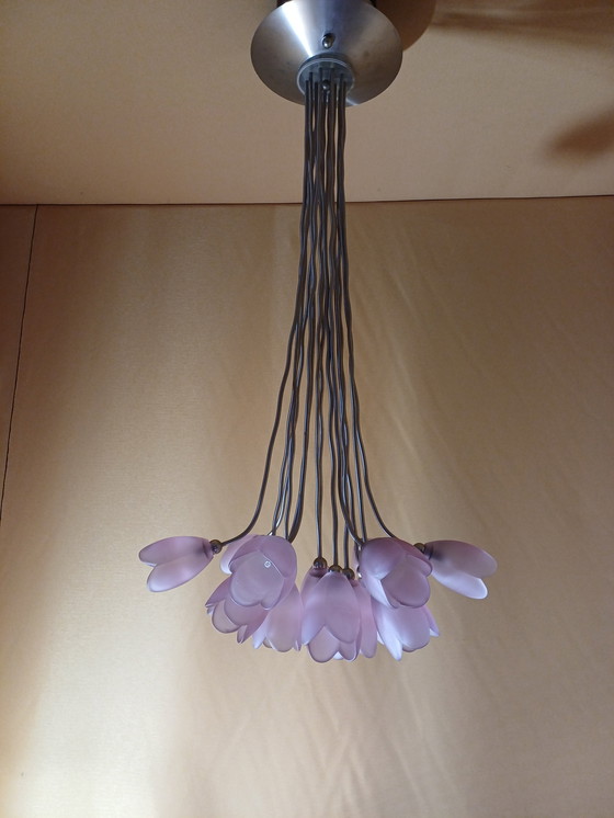 Image 1 of Lámpara de diseño Harco Loor 15 tulipanes morados