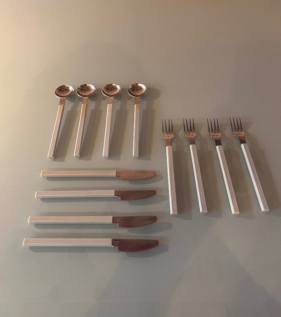 Image 1 of Air France Concorde Cutlery Service by Raymond Loewy, 1970s, Set of 12