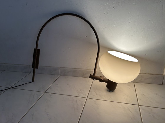Image 1 of Vintage arc lamp mushroom shade Herda