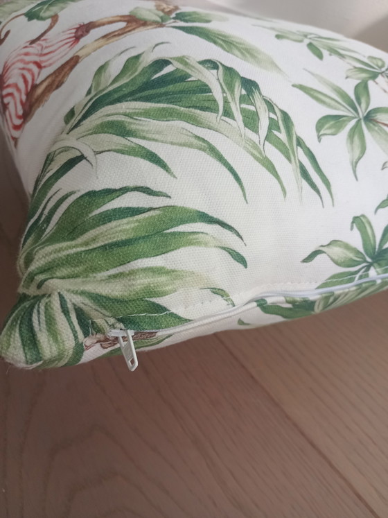 Pouf mit Kissen aus Affenstoff – Hocker & Poufs, Textile (photo 2 of 6)