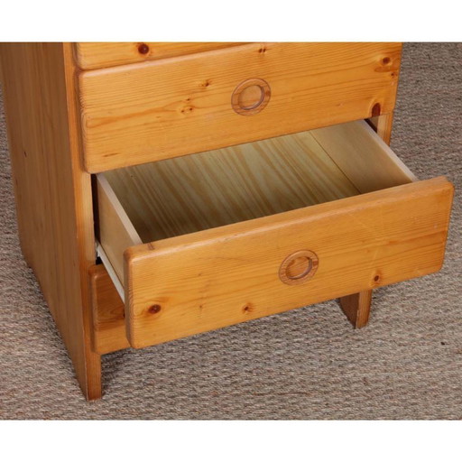 Pine storage unit, selected by Charlotte Perriand for Les Arcs, 1960