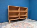 Vintage eiken boekenkast, Hundevad, jaren 60