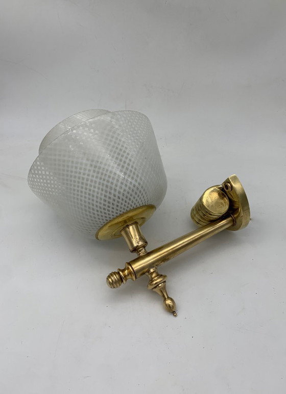 Image 1 of enkele wandlamp, Murano wandlampen toegeschreven aan Venini