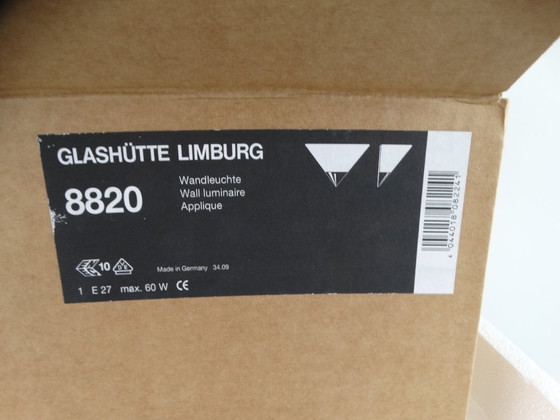 Image 1 of Lámpara de pared Glashutte Limburg 8820, nueva en su caja.