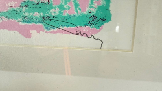 Serigrafia Carry Tefsen, Arte, Vetro, Carta, Nero (foto 3 di 5)
