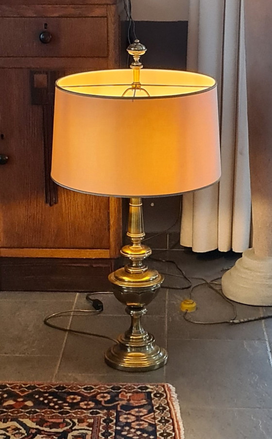 Image 1 of Mid-Century messing Stiffel tafellamp 