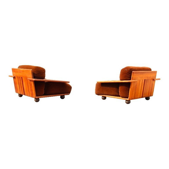 Image 1 of 2x poltrone pianura di mario bellini per cassina, italia, 1970s