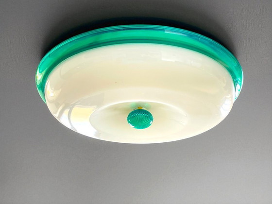 Image 1 of Plafonnier encastré surdimensionné et élégant de l'ère spatiale