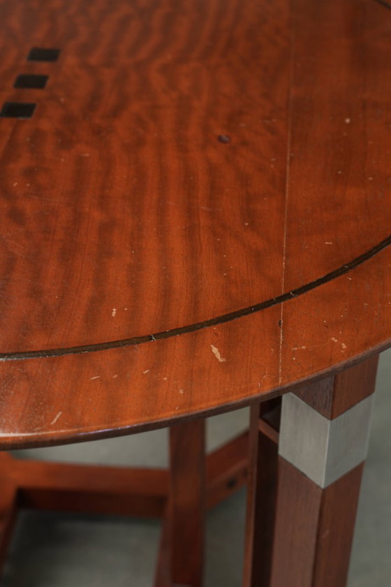 Ronde salon/bijzettafel van Schuitema in Art Deco design uit de Decoforma serie – Salontafels, Wood, Klassiek (photo 7 of 13)