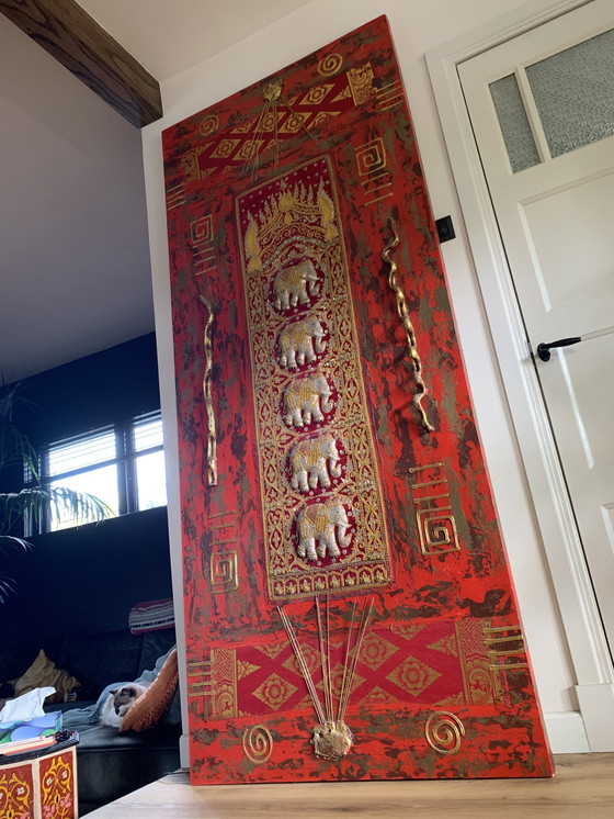 Image 1 of GRANDE tela originale balinese (Ubud) - arte tradizionale (Indonesia) 