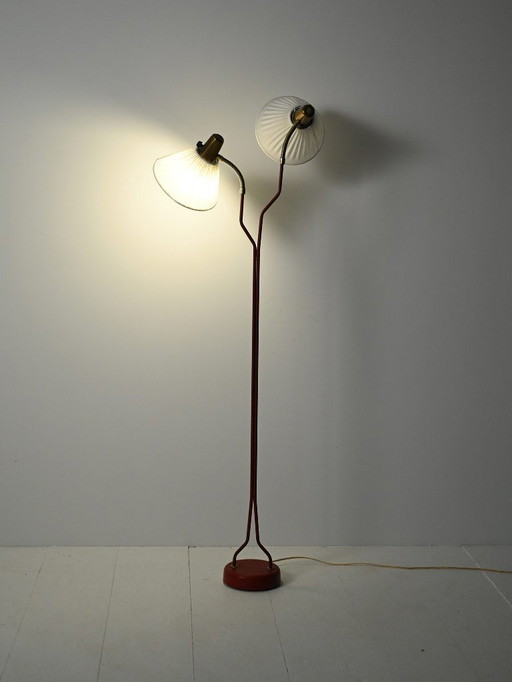 Two-arm floor lamp by Eskilstuna Elektrofabrik, 50s