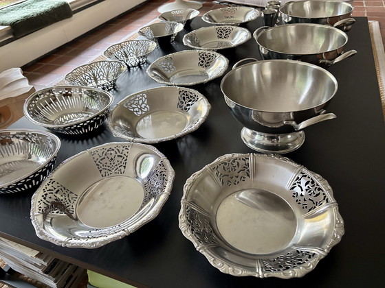 Image 1 of Collection of vintage Alessi tableware