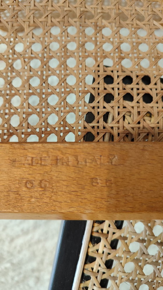 Sedia Cesca B32 timbrata di Marcel Breuer, Italia – Sedie da pranzo, Rattan, Wood (photo 10 of 10)