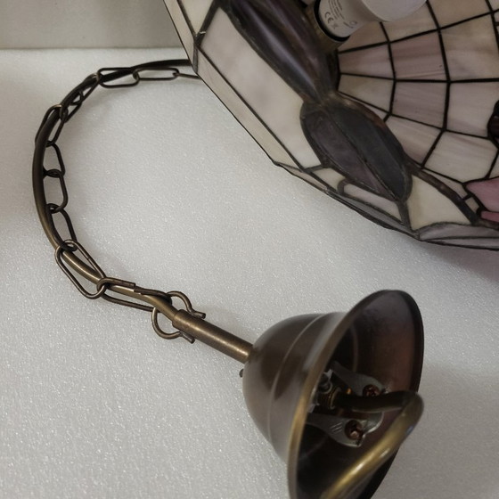 Image 1 of Lampada a sospensione Tiffany vintage