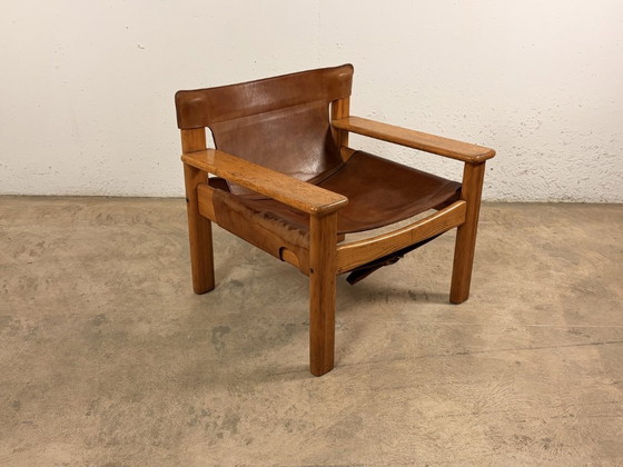 Image 1 of Natura fauteuils van grenenhout en leer, ontworpen door Karin Mobring voor Ikea, jaren 70, set van 2.