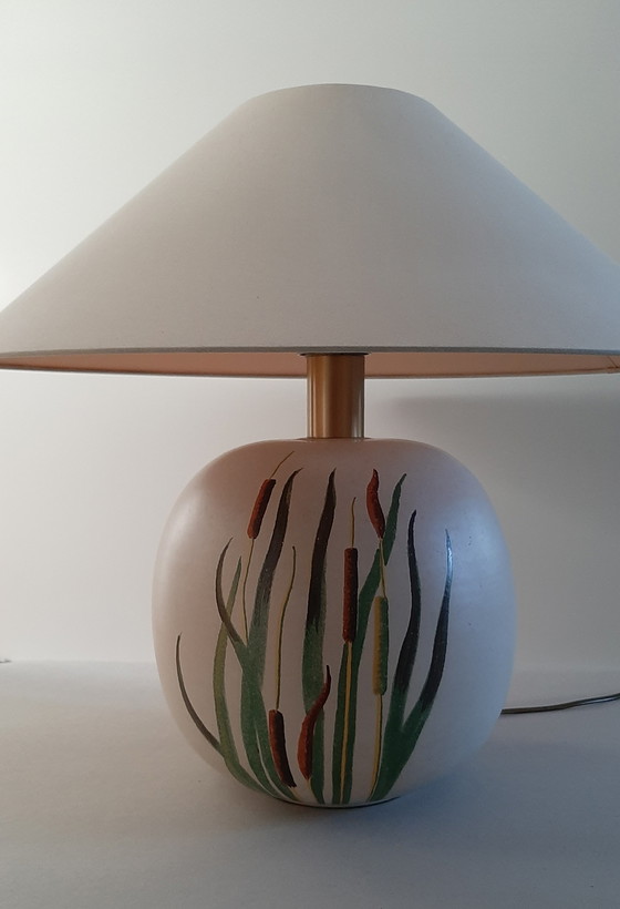 Image 1 of Lampada da tavolo in ceramica in stile Japandi di metà secolo